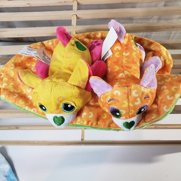 Adorable Little Cutetitos Budditos Macaroni & Cheese Plush Cat Mouse Stuffed - Picture 2 of 8